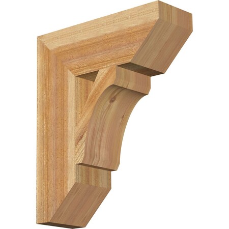 Legacy Slat Rough Sawn Bracket, Western Red Cedar, 6"W x 18"D x 22"H